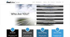 Desktop Screenshot of medsalescareer.com